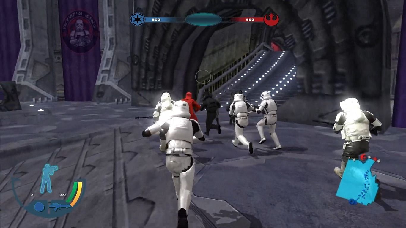 This mod revives the cancelled Battlefront 3 with new factions, maps, and mechanics (Image via Lucasfilm, LucasArts, Disney | YouTube/@Gladiat0r)